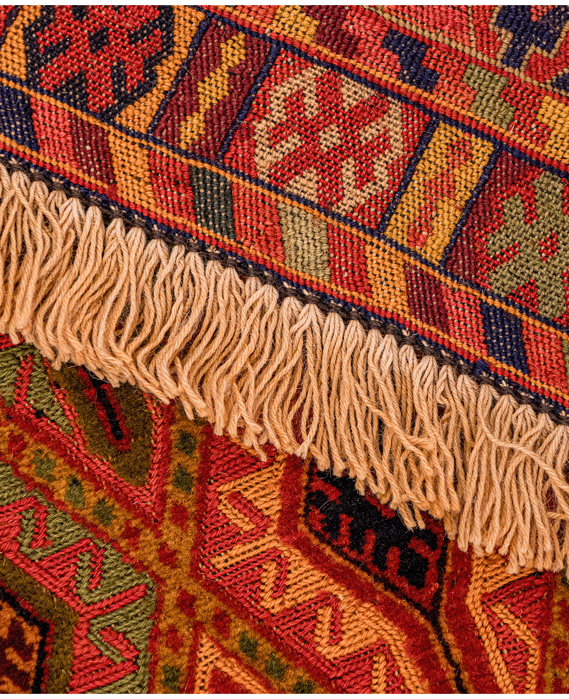 Super Nachoni handmade mixed-technique wool rug - Image 4