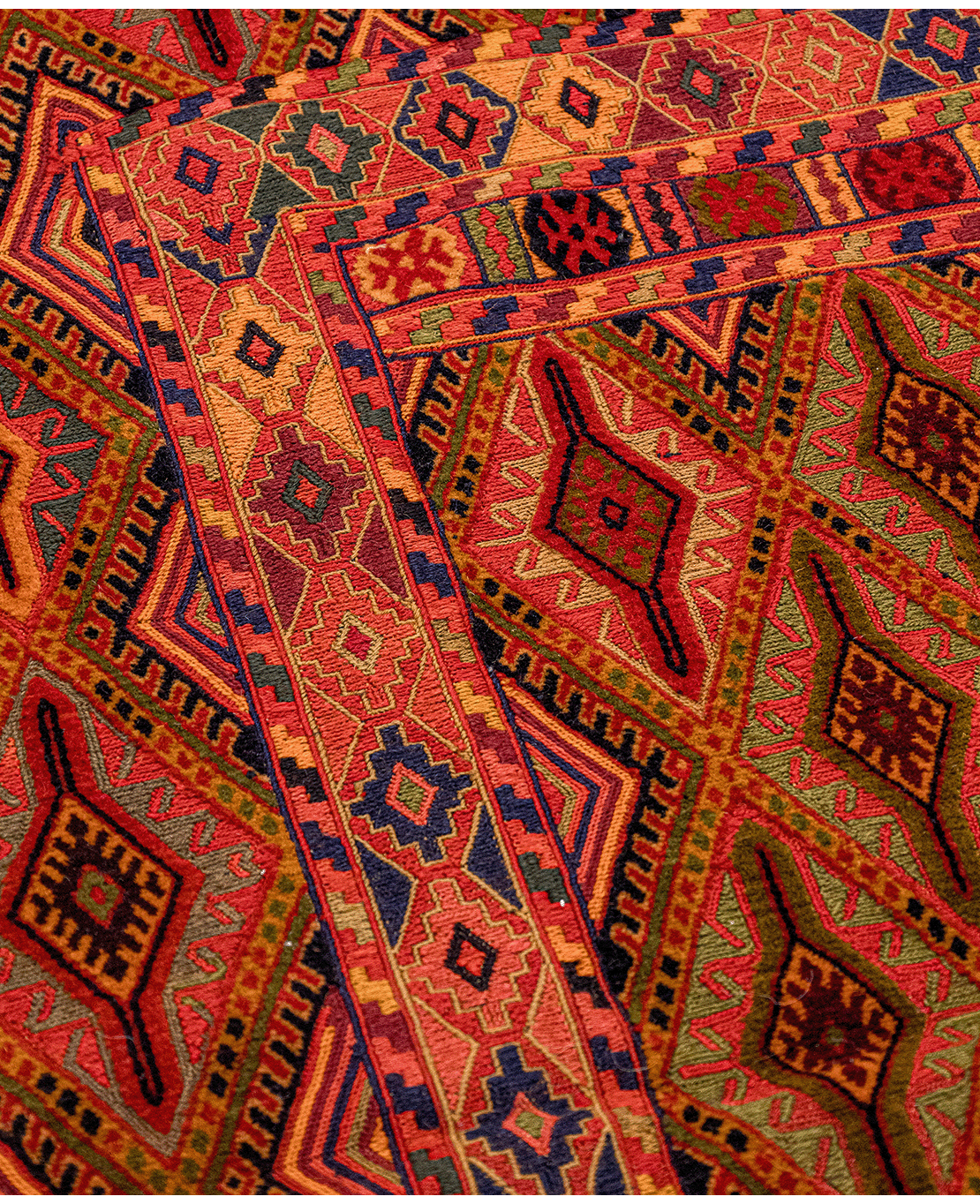 Super Nachoni handmade mixed-technique wool rug - Image 5