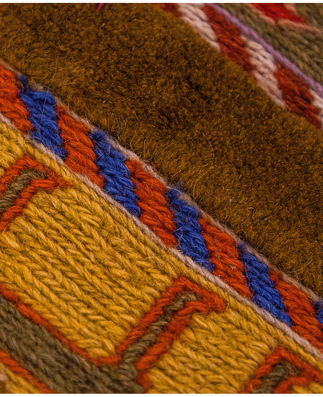 Afghan nimbaft handwoven wool kilim - Image 4