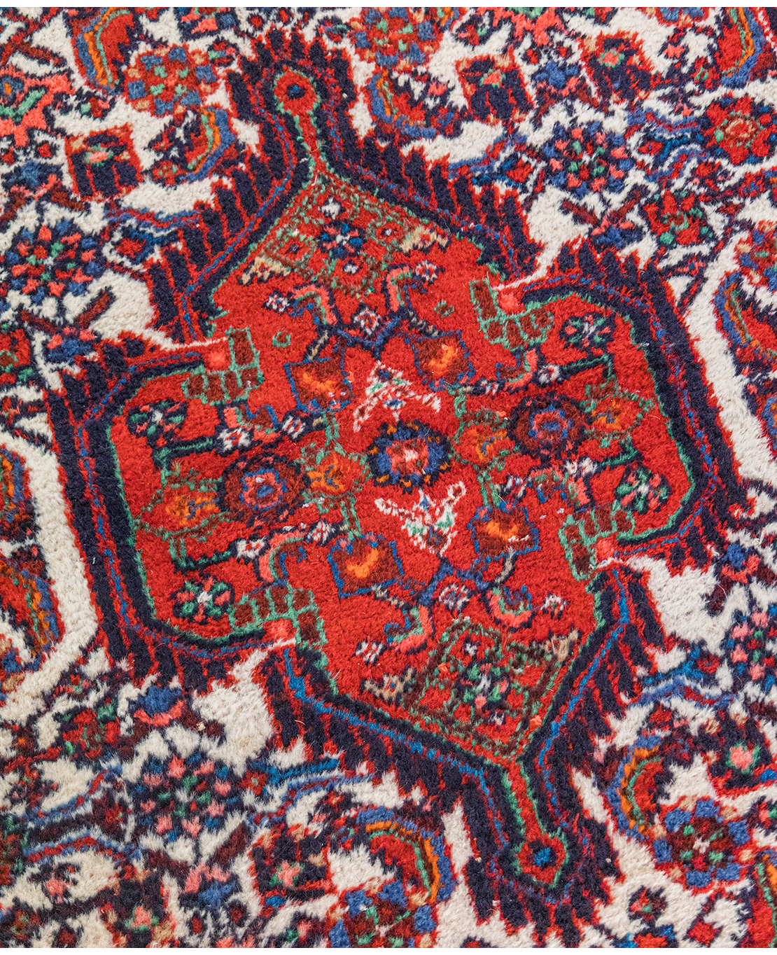 Iranian Hamadan handmade wool rug - Image 2
