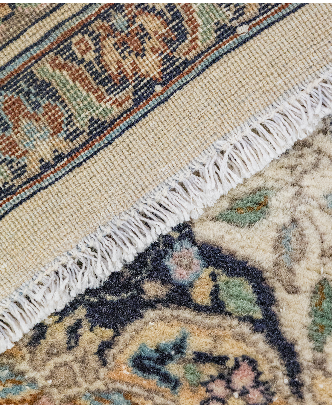 Persian handmade wool rug with animal pattern - Image 4