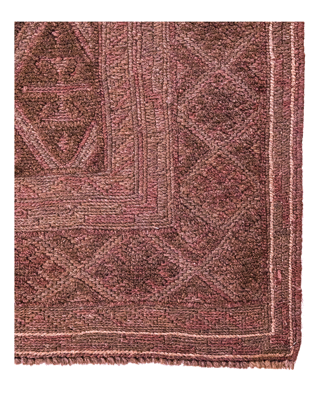 Afghan Nachoni handmade mixed-technique wool rug - Image 2