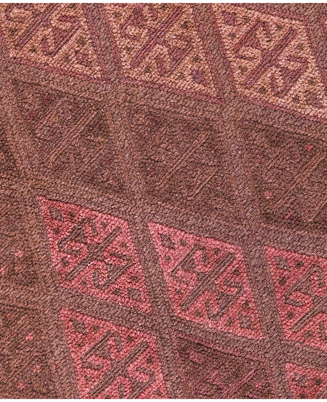 Afghan Nachoni handmade mixed-technique wool rug - Image 3