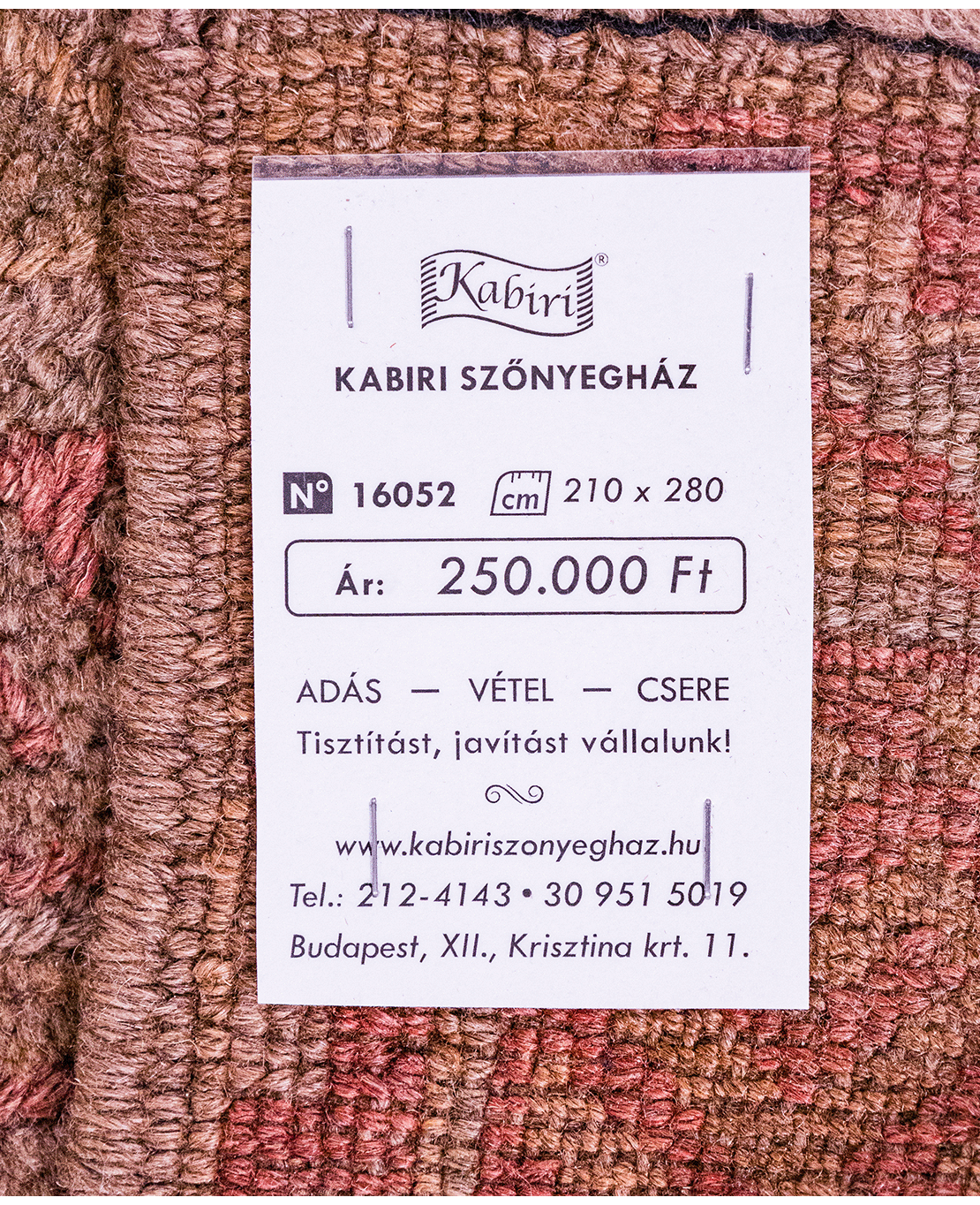 Afghan Nachoni handmade mixed-technique wool rug - Image 6
