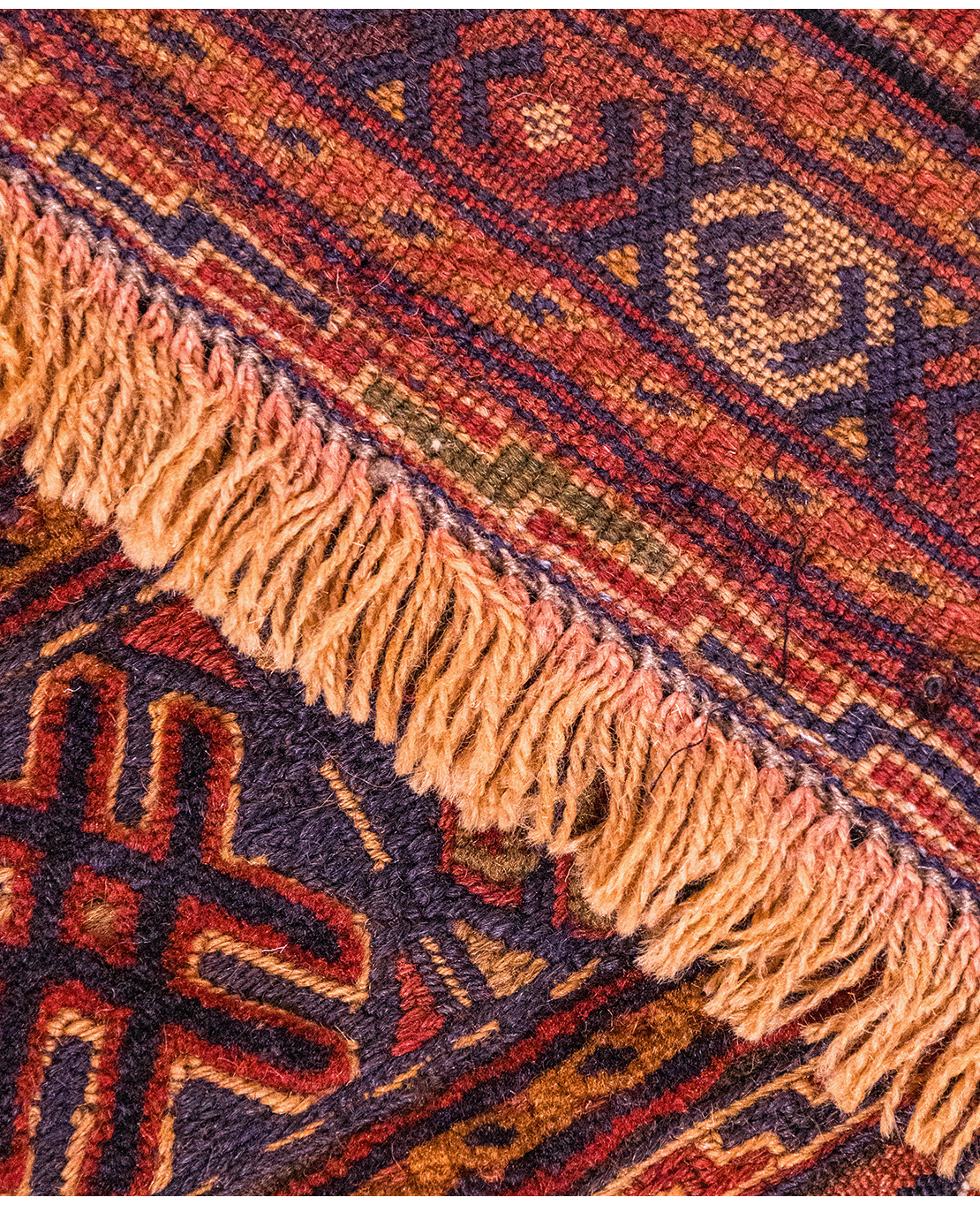 Afghan nimbaft handwoven wool kilim - Image 4