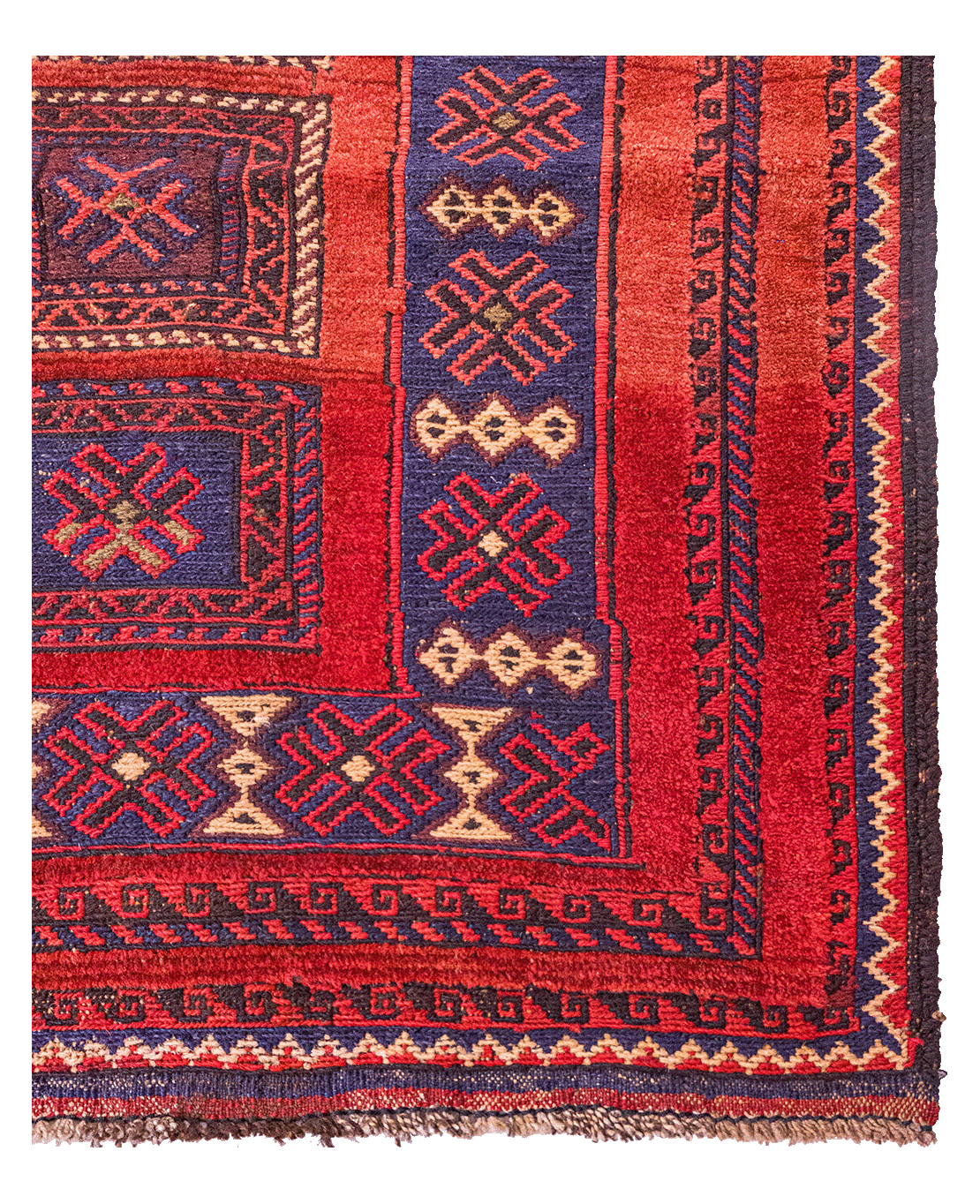 Afghan Berjesta hand-knotted wool rug - Image 2