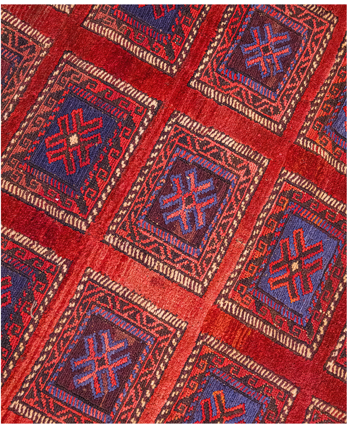 Afghan Berjesta hand-knotted wool rug - Image 3
