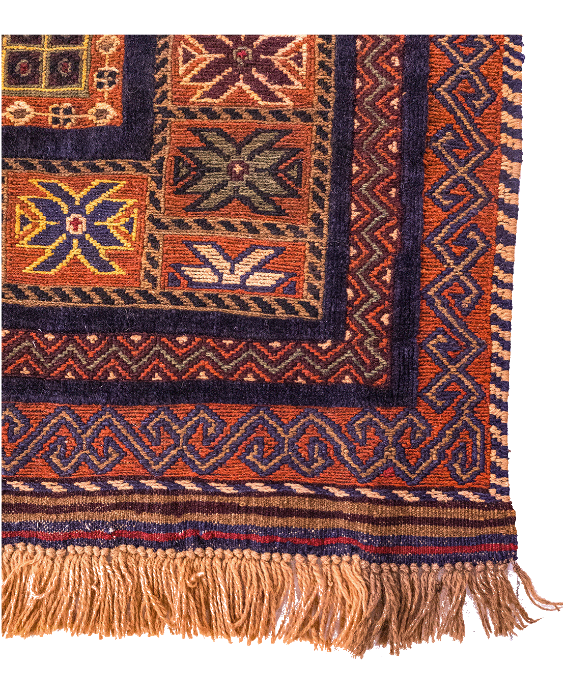 Afghan Berjesta hand-knotted wool rug - Image 2