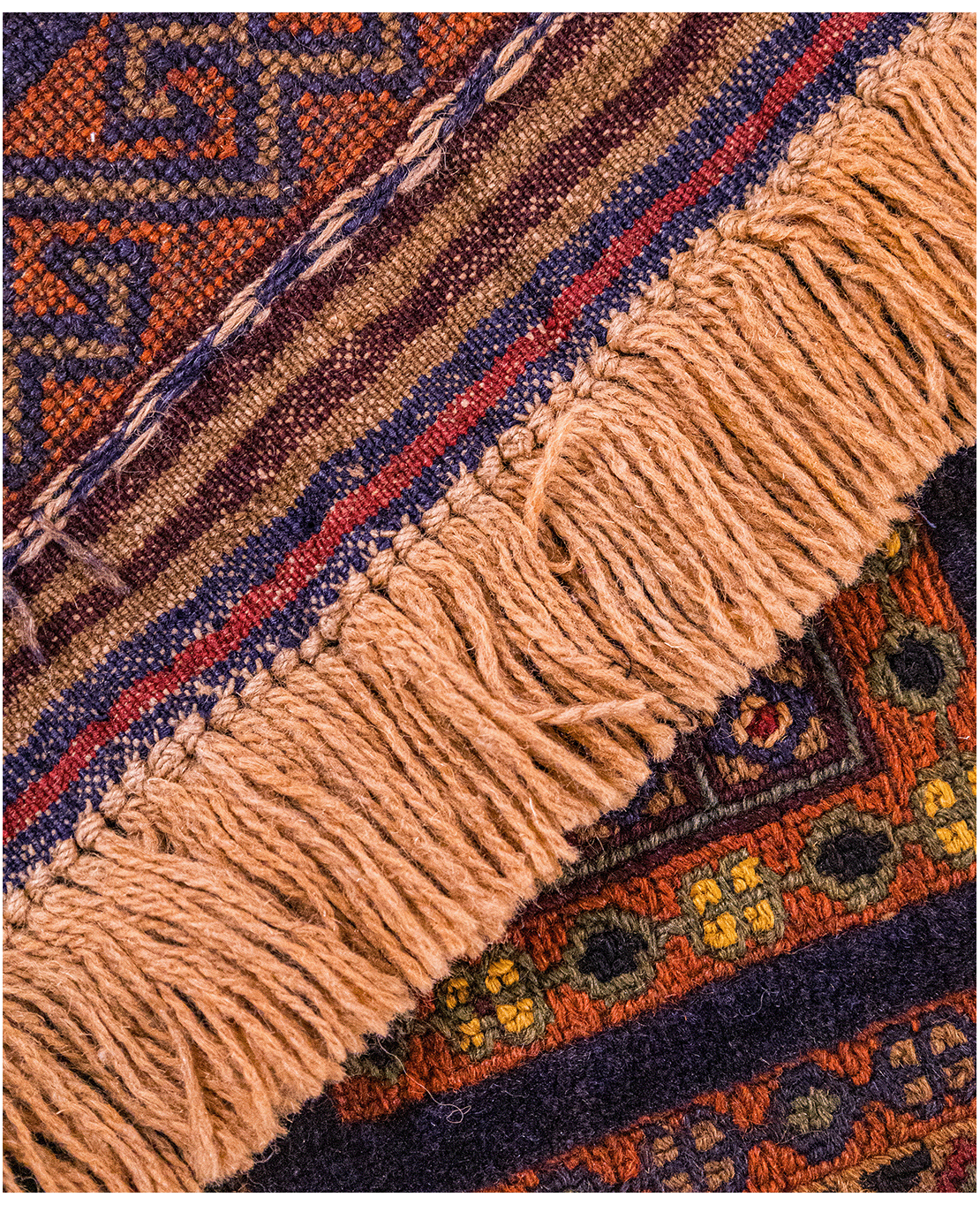 Afghan Berjesta hand-knotted wool rug - Image 4