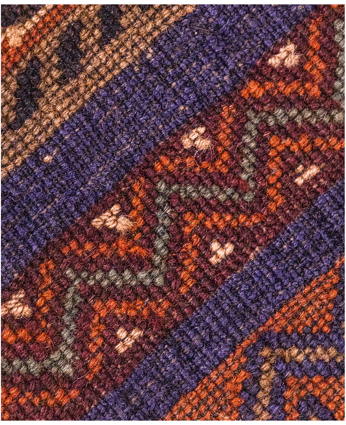 Afghan Berjesta hand-knotted wool rug - Image 5