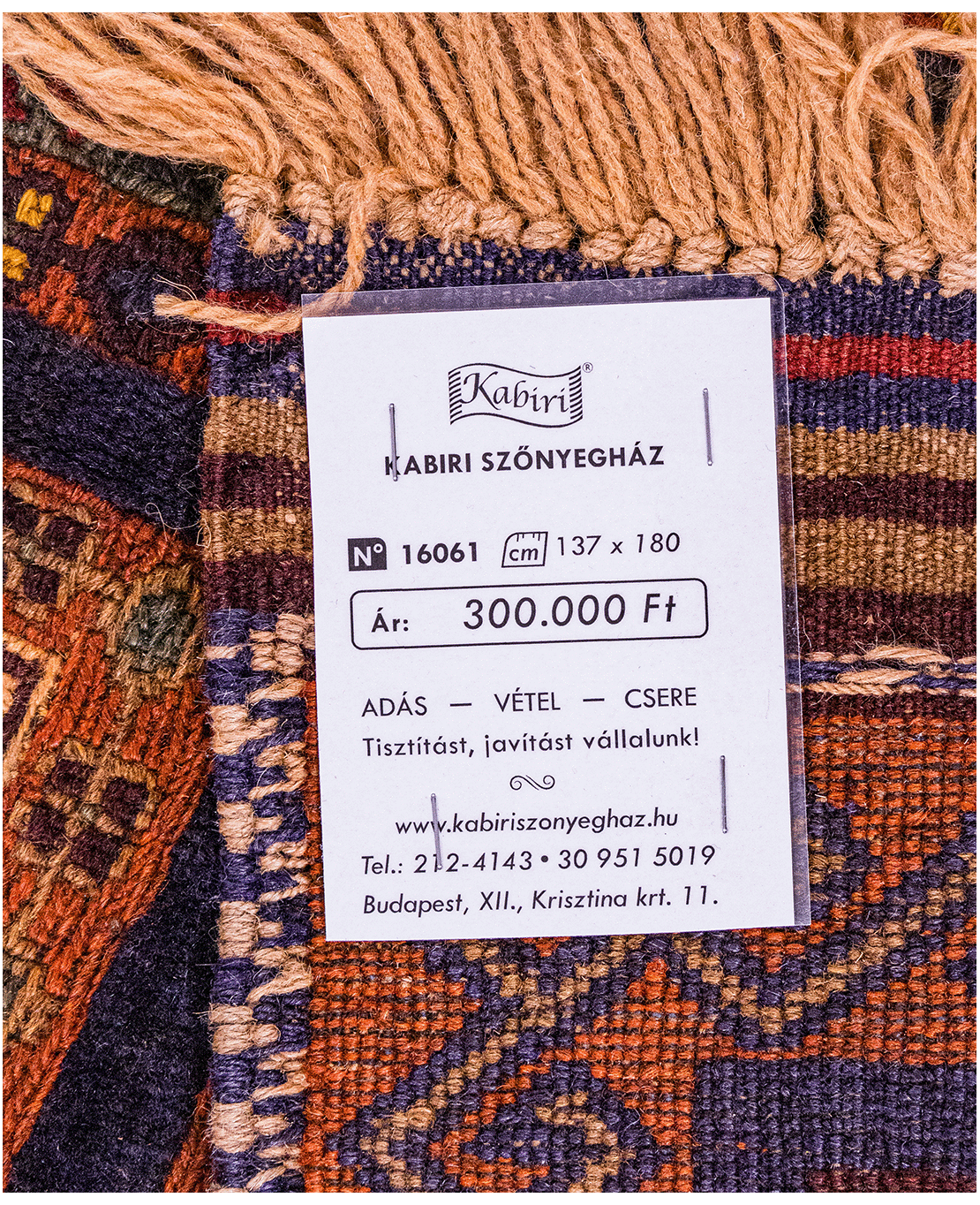 Afghan Berjesta hand-knotted wool rug - Image 6