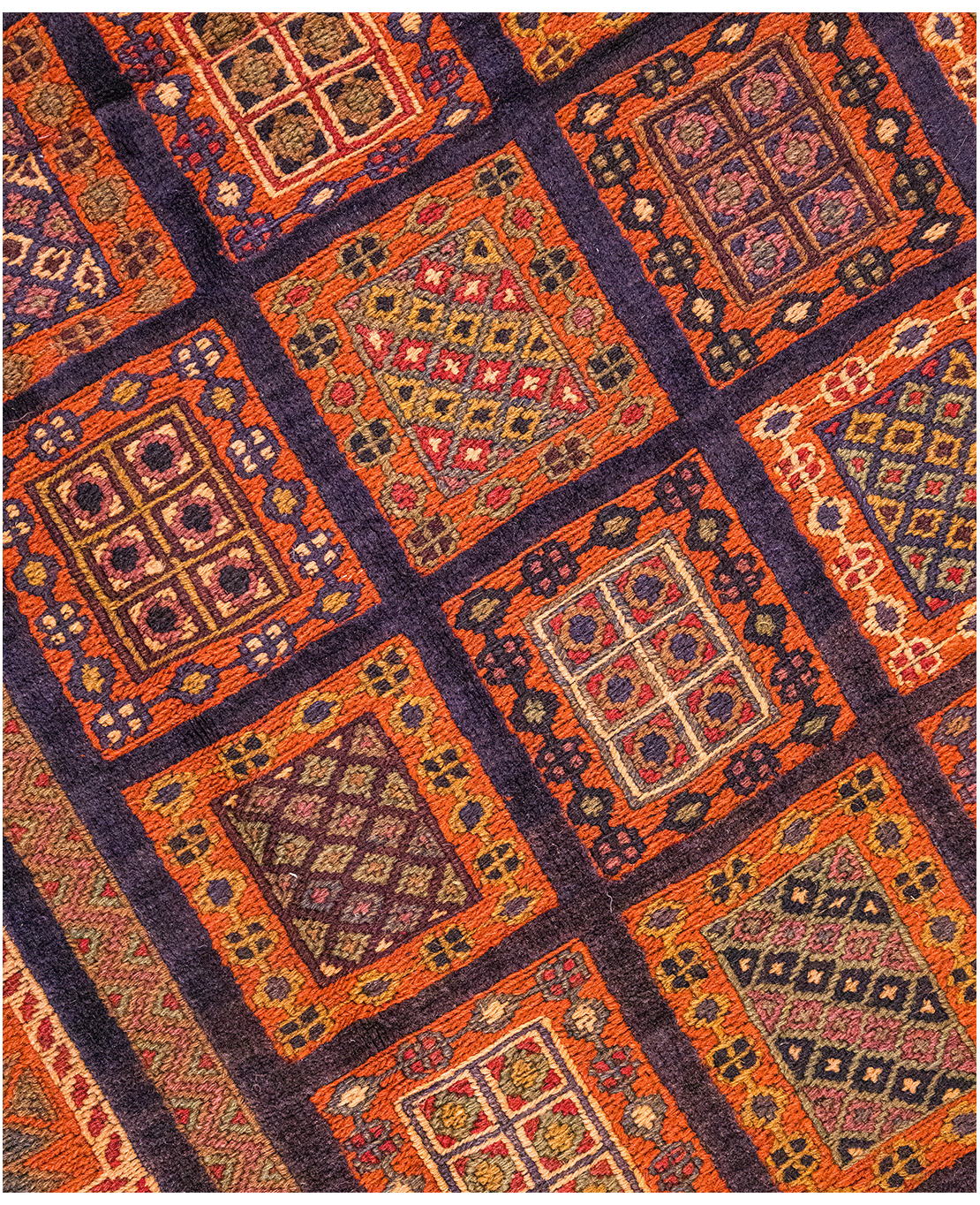 Afghan Berjesta hand-knotted wool rug - Image 3