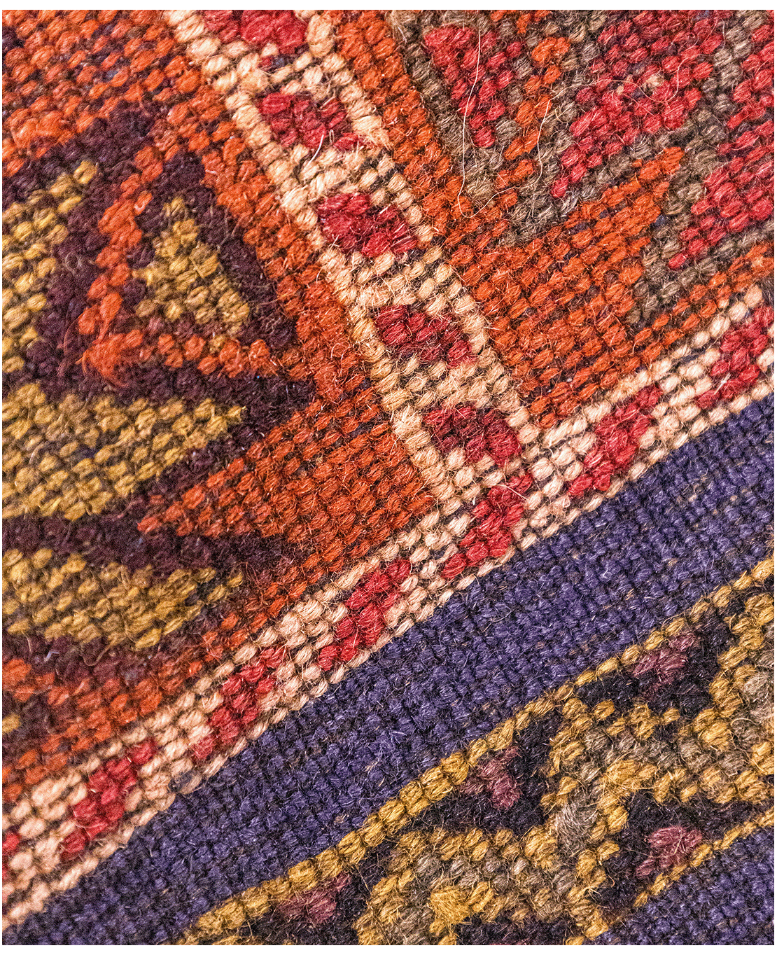 Afghan Berjesta hand-knotted wool rug - Image 5