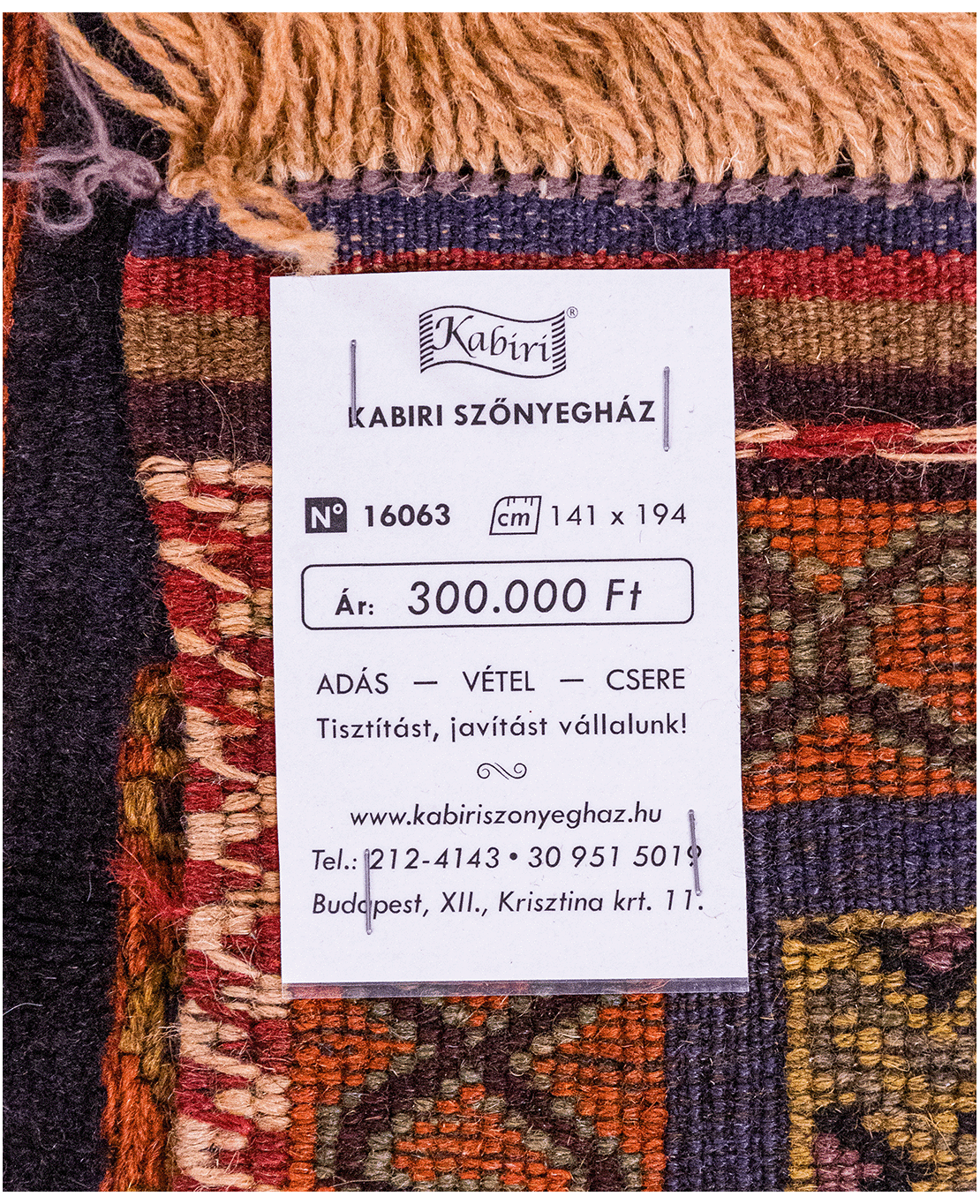 Afghan Berjesta hand-knotted wool rug - Image 6