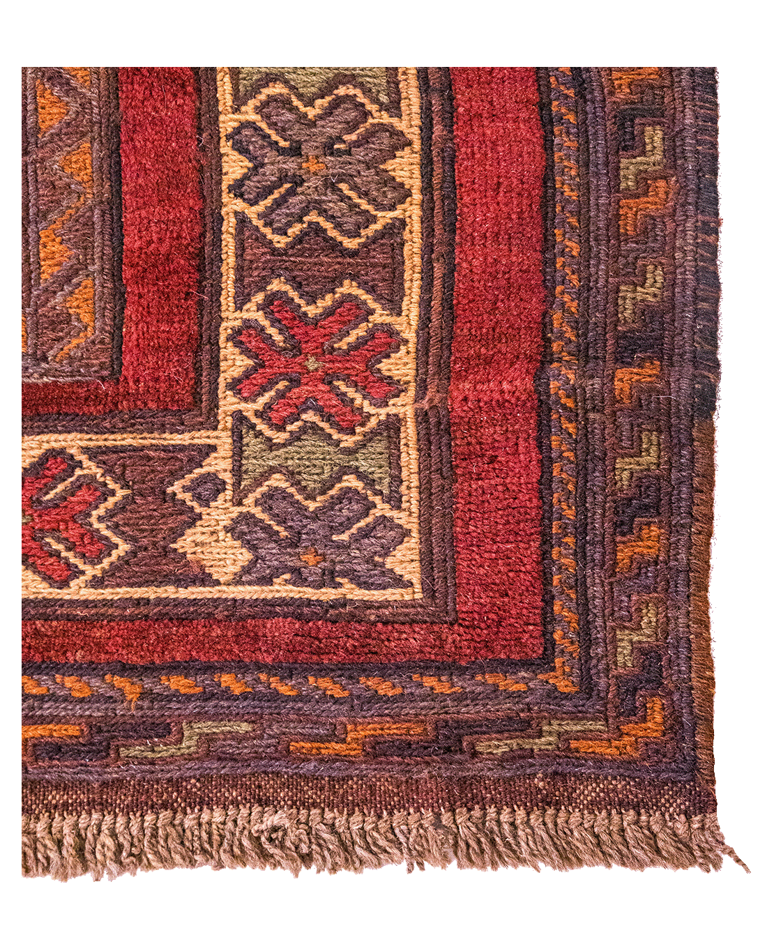 Afghan Berjesta hand-knotted wool rug - Image 2