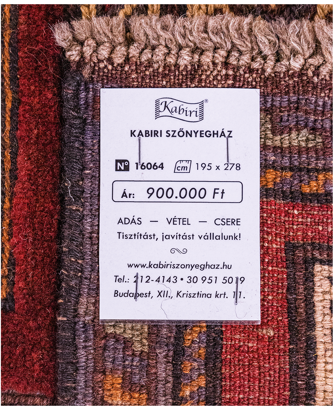Afghan Berjesta hand-knotted wool rug - Image 6