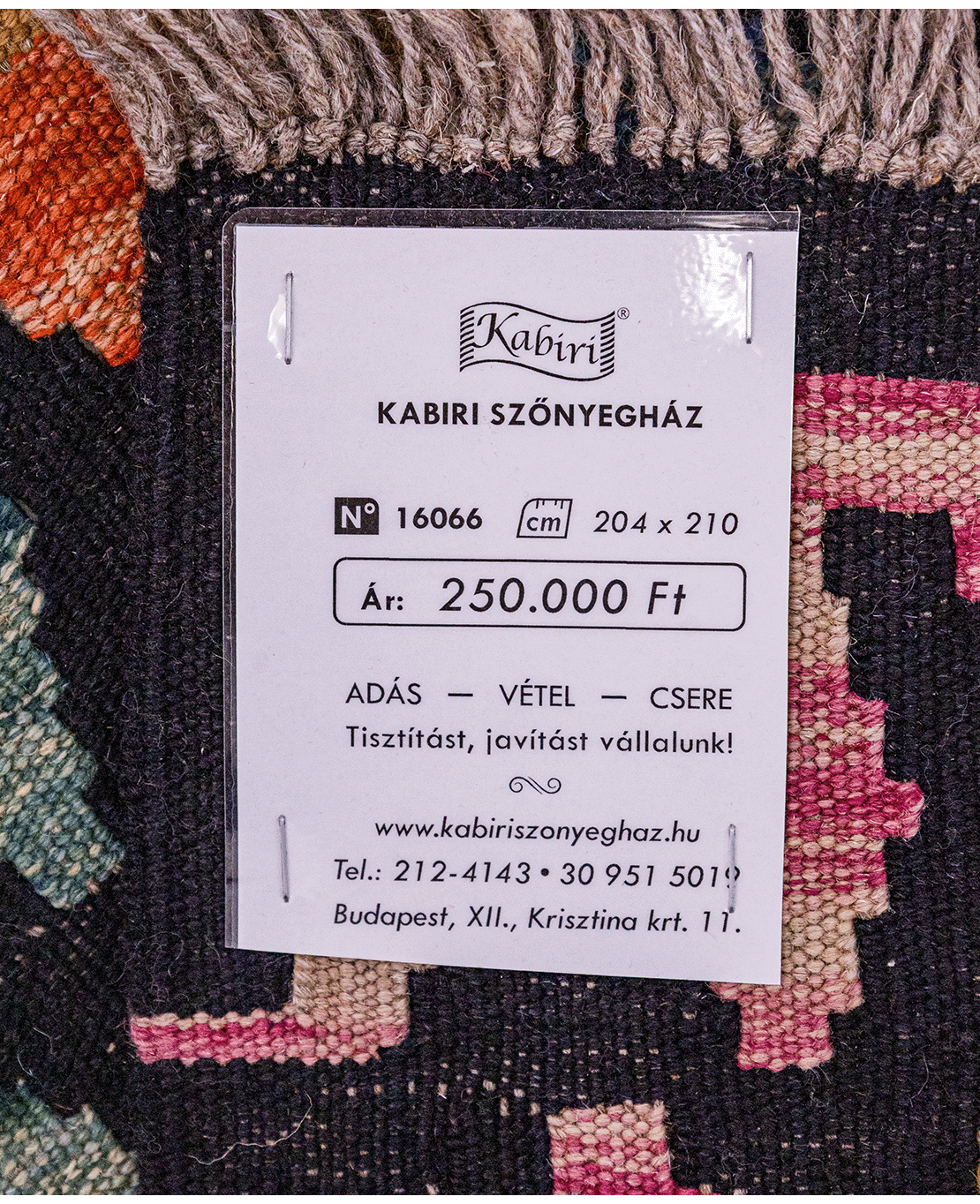 Afghan old style kilim - Image 5