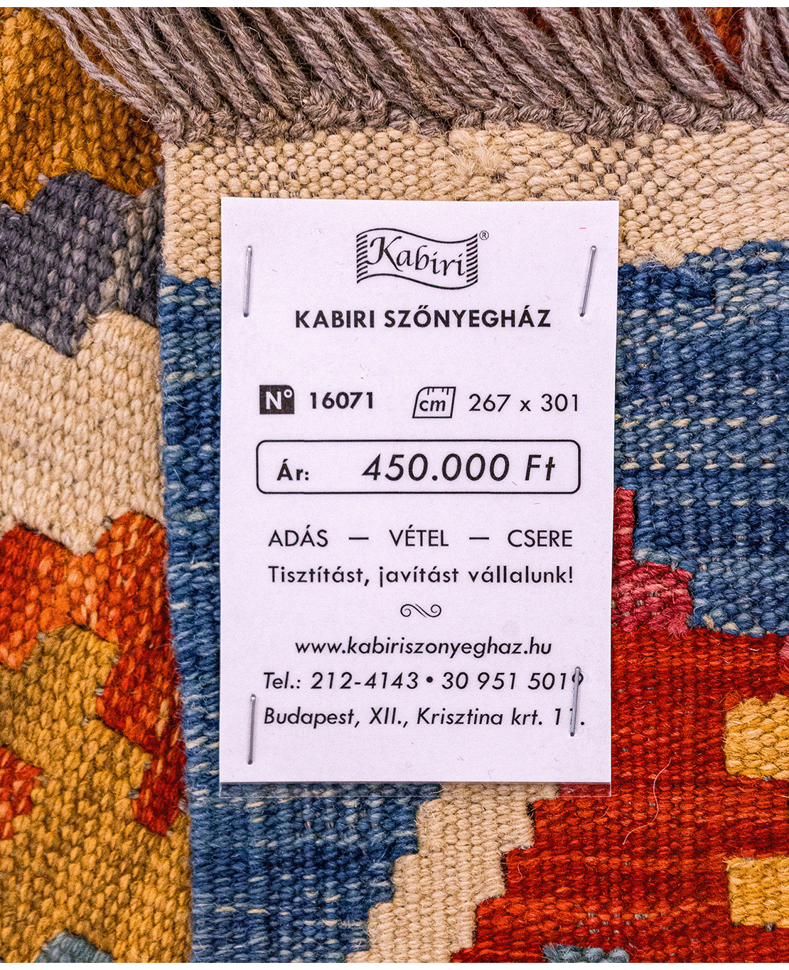Afghan old style kilim - Image 5