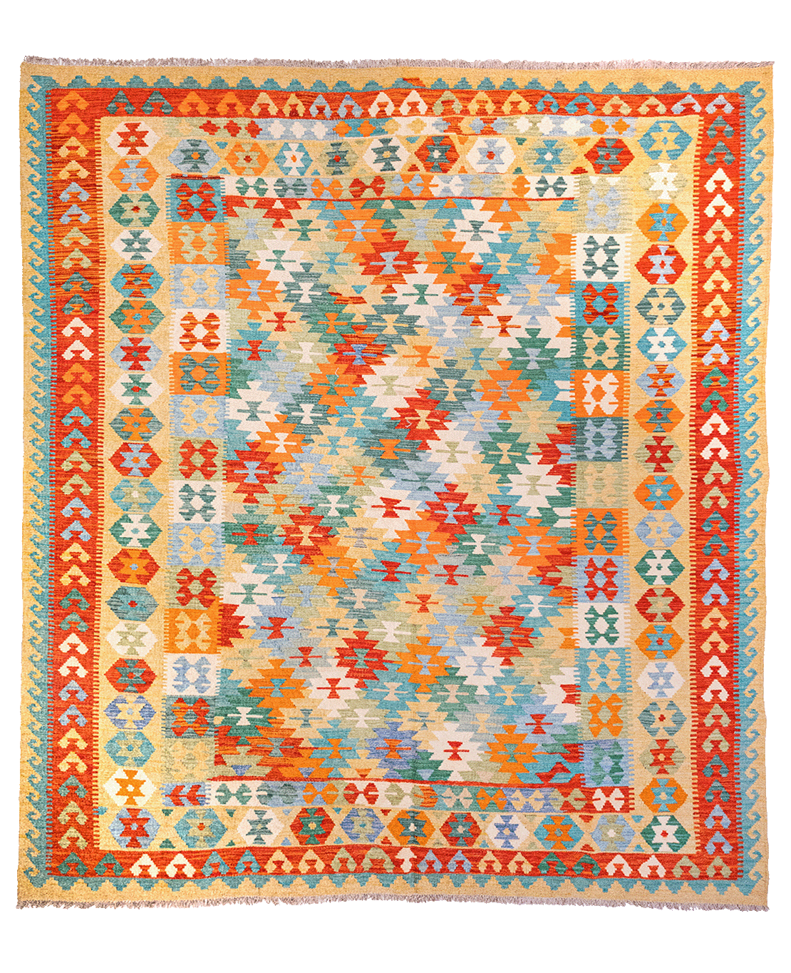 Afghan old style kilim - Image 2