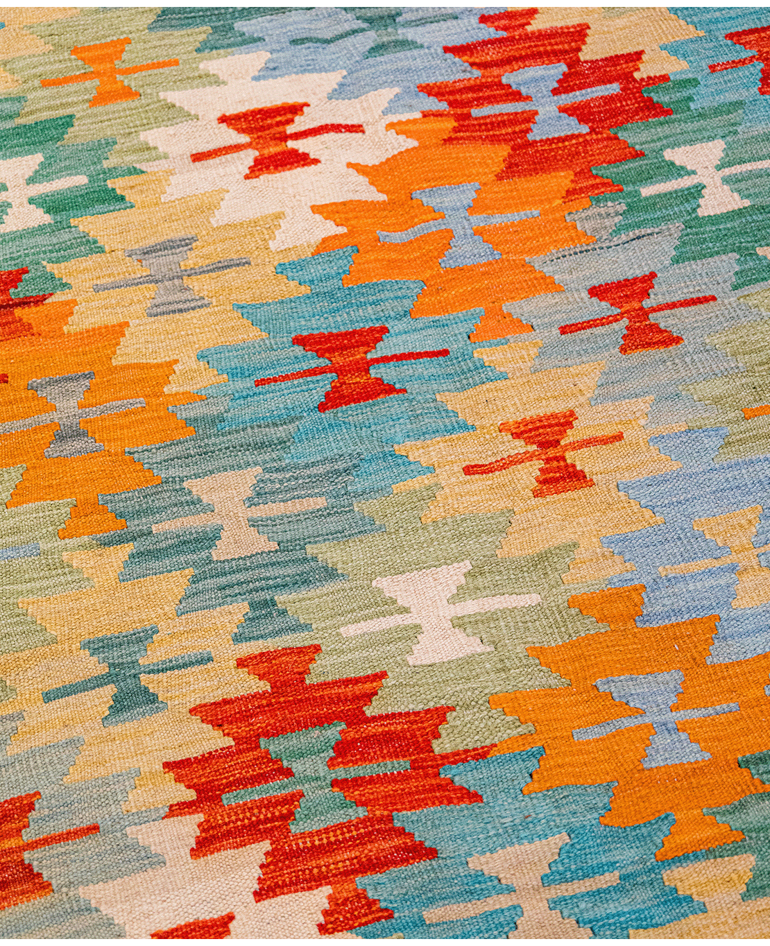 Afghan old style kilim - Image 4
