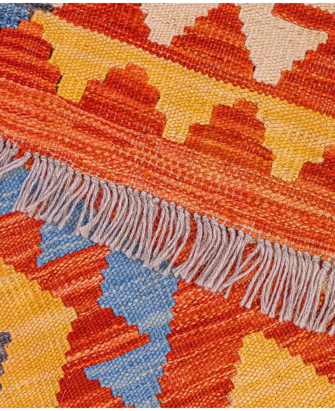 Afghan old style kilim - Image 5