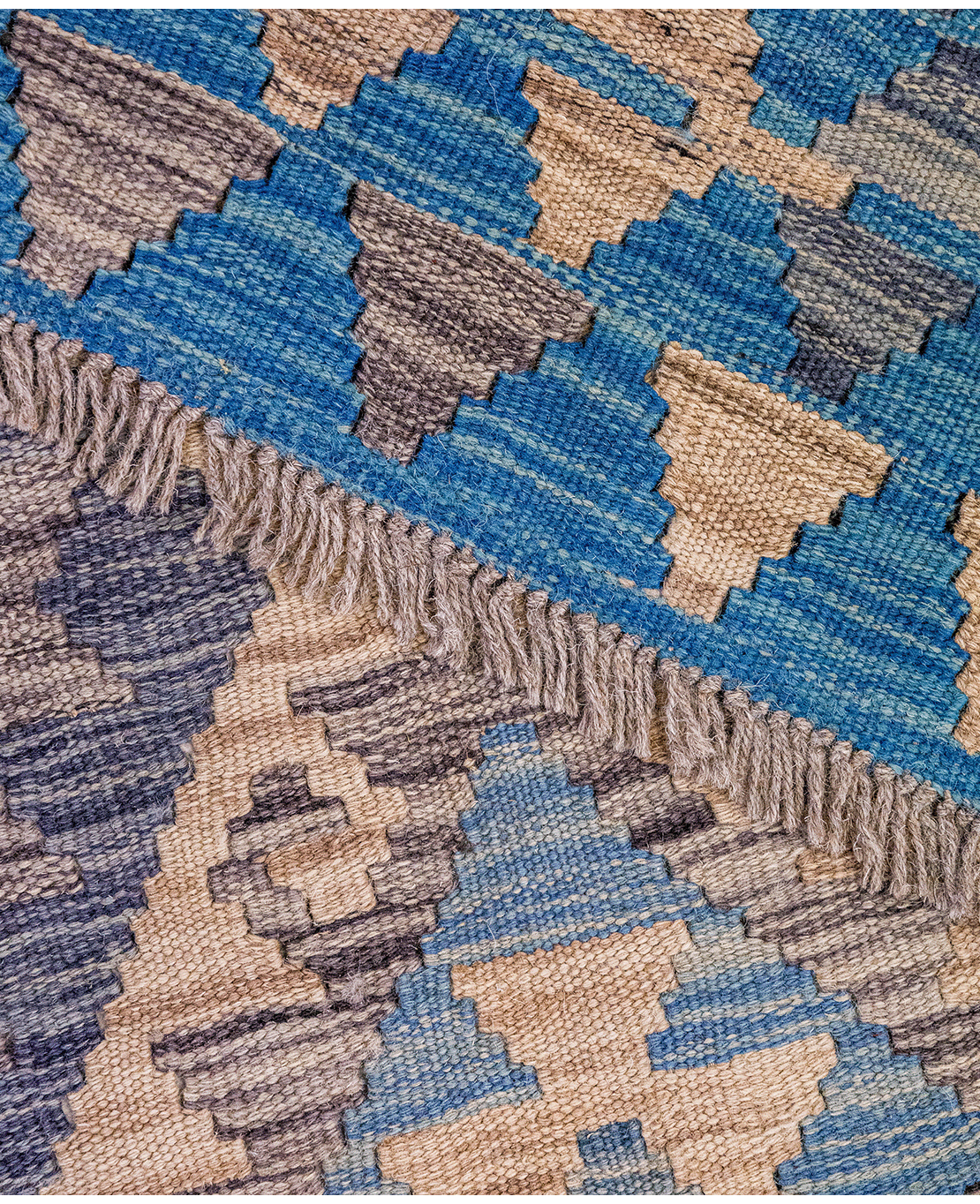 Afghan old style kilim - Image 4