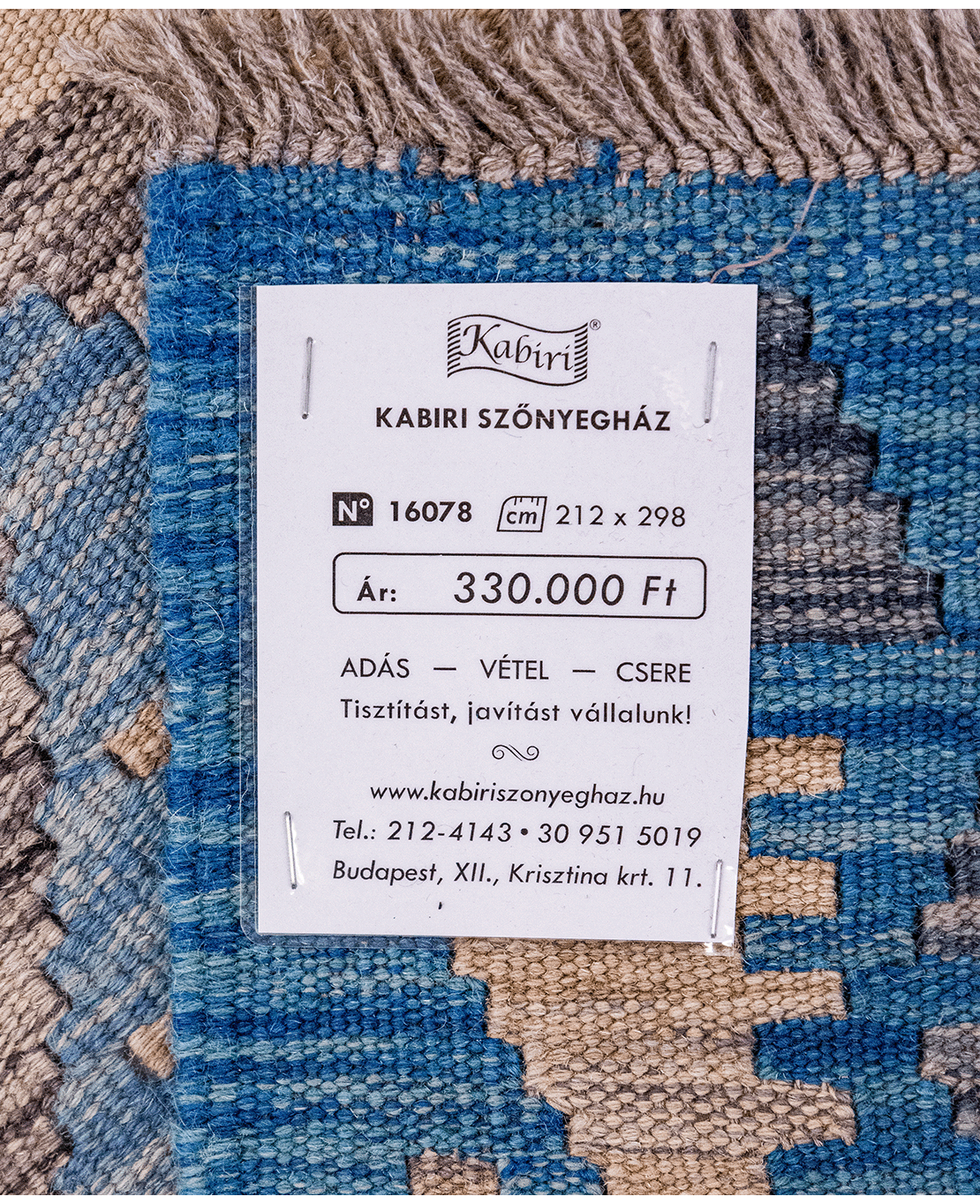 Afghan old style kilim - Image 5