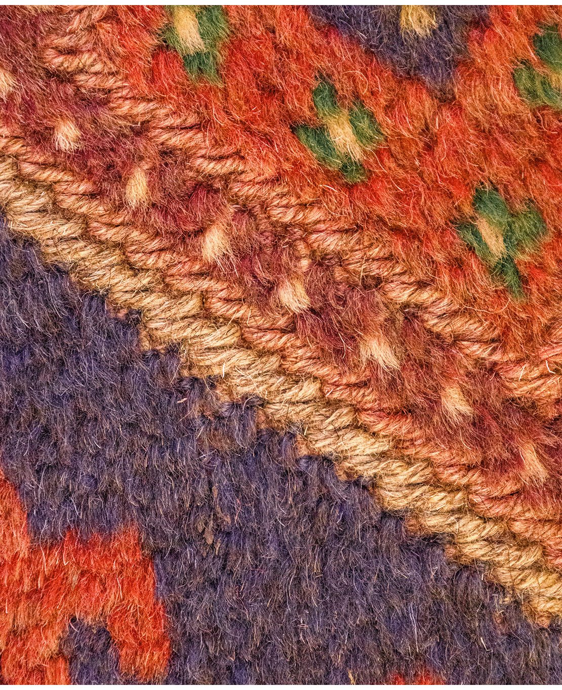 Afghan Nachoni handmade wool runner rug - Image 5