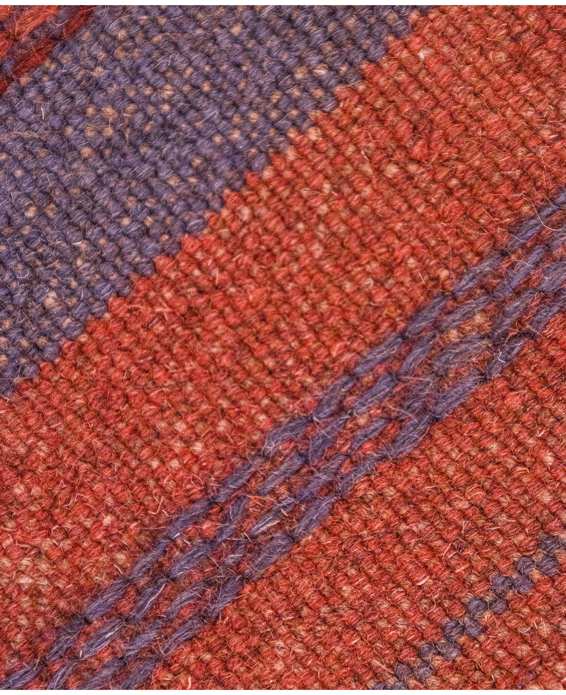 Afghan Nachoni handmade wool runner rug - Image 3