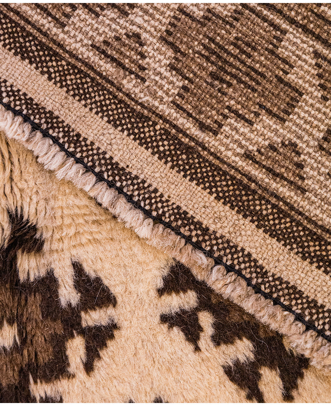 Taimany Berber hand-knotted wool rug - Image 4