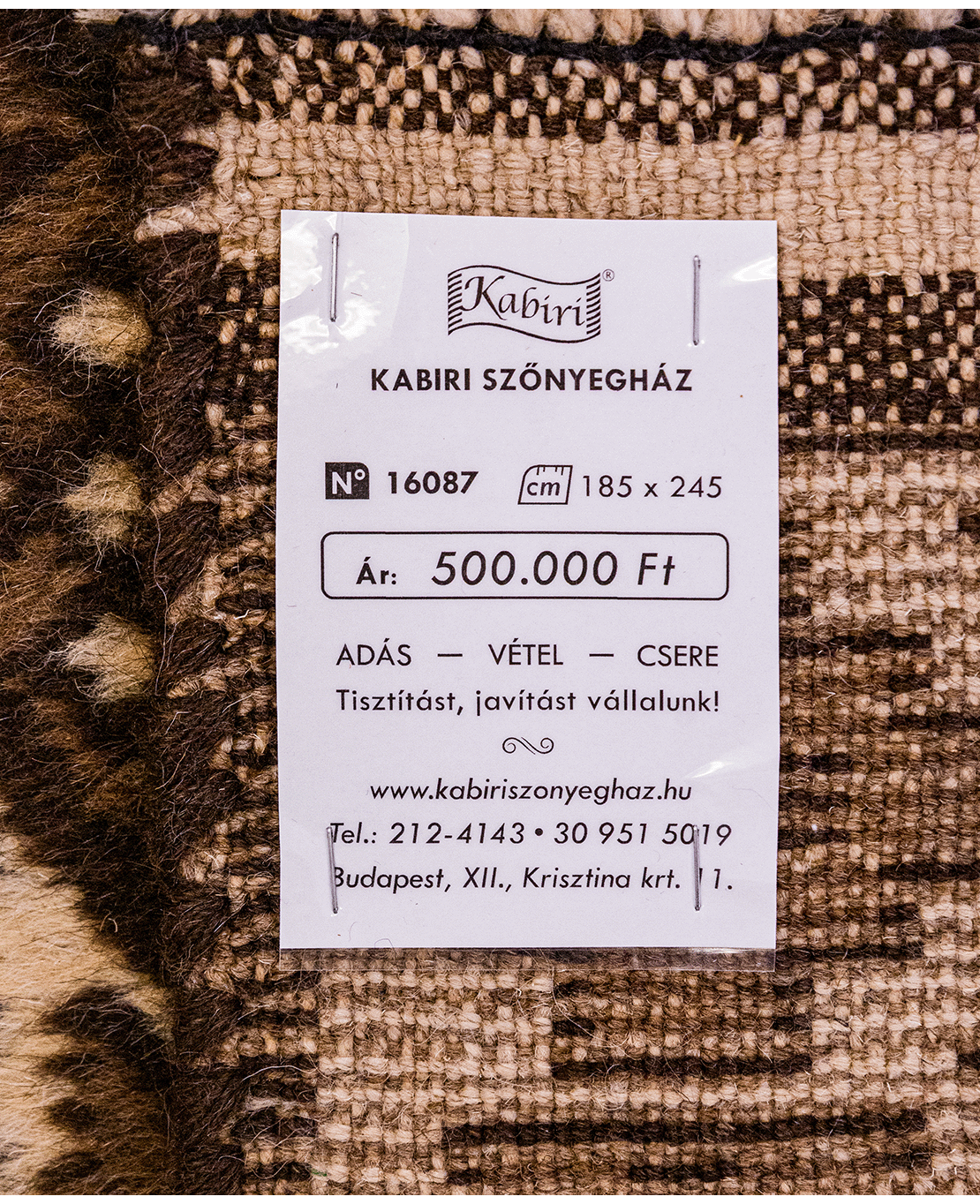 Taimany Berber hand-knotted wool rug - Image 6