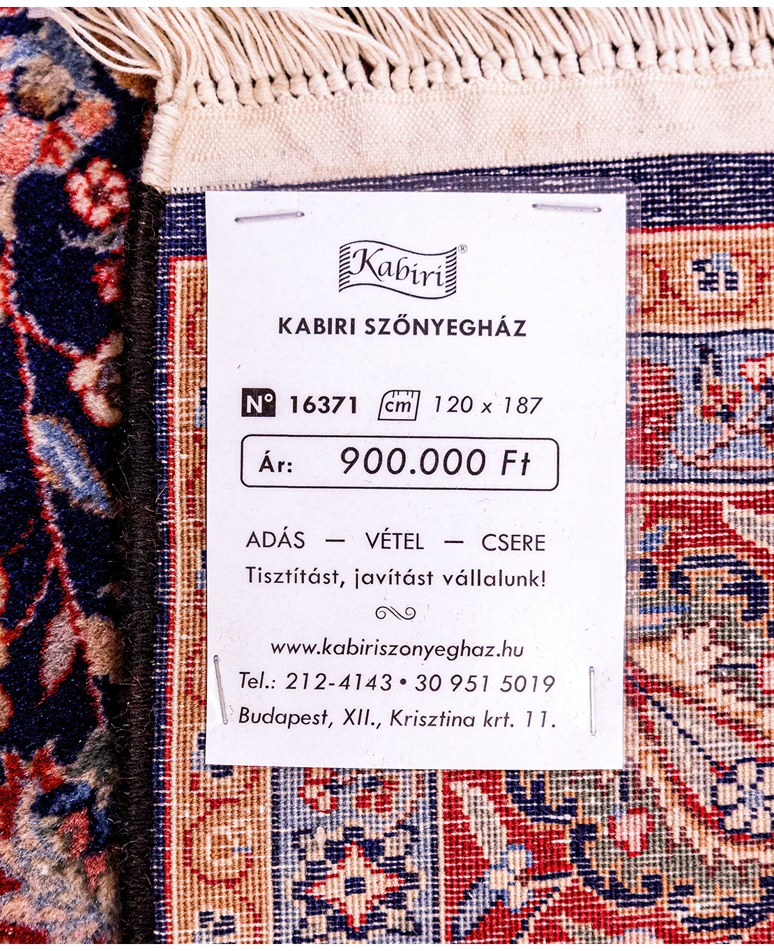 Iranian Isfahan handmade wool rug - Image 6