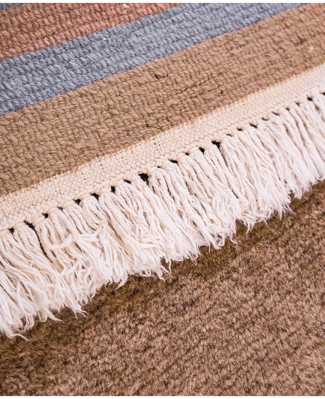 Nepali Gabbeh hand-knotted wool rug - Image 4