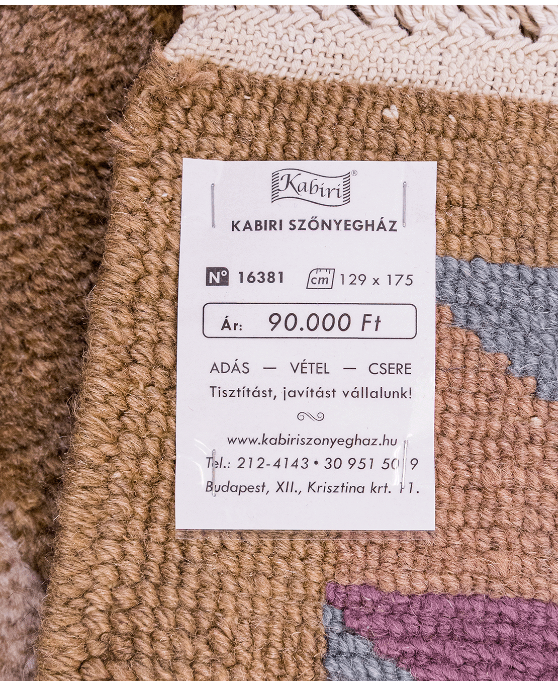 Nepali Gabbeh hand-knotted wool rug - Image 6
