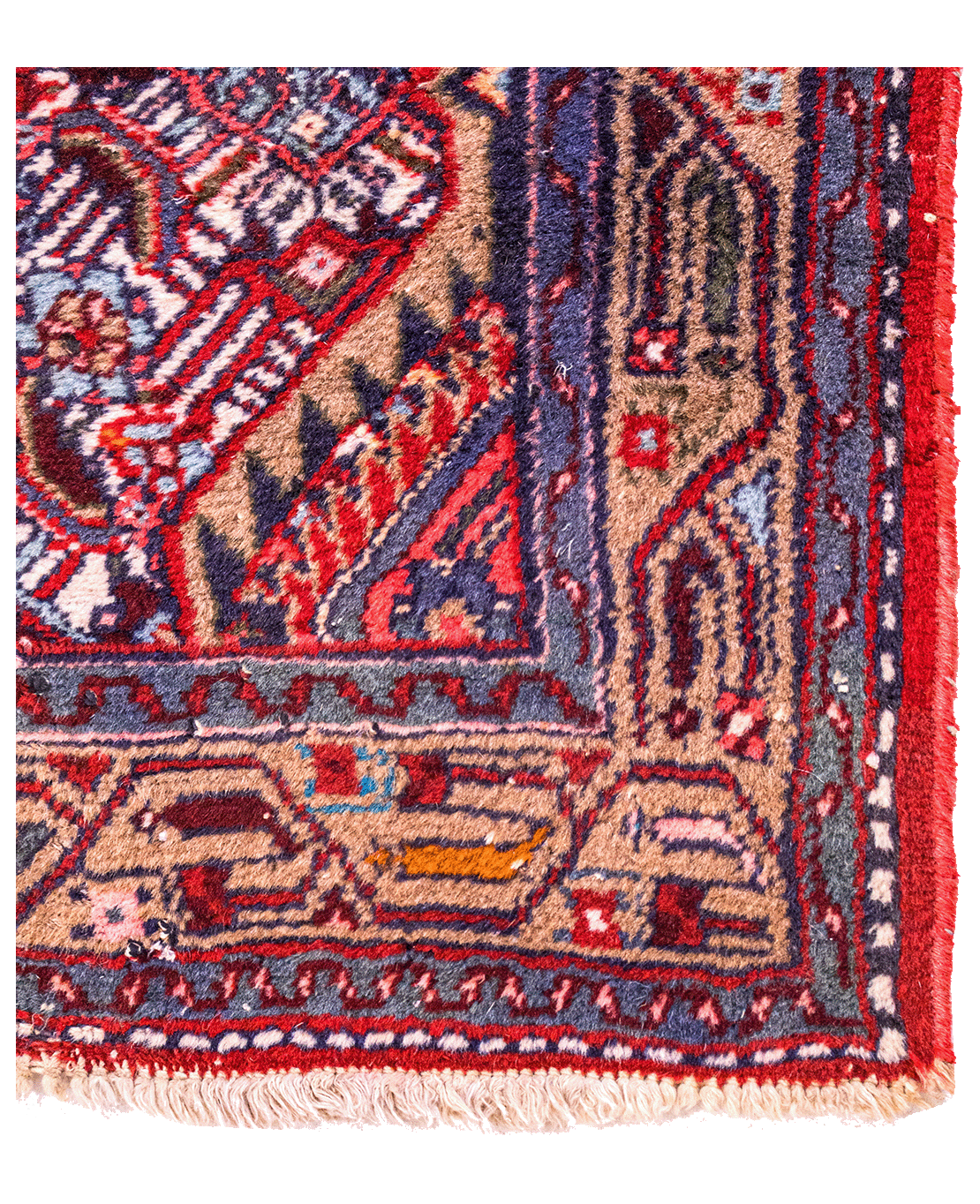 Iranian Hamadan handmade wool rug - Image 2