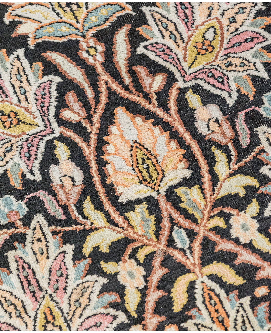 Kashmiri handmade silk rug - Image 2