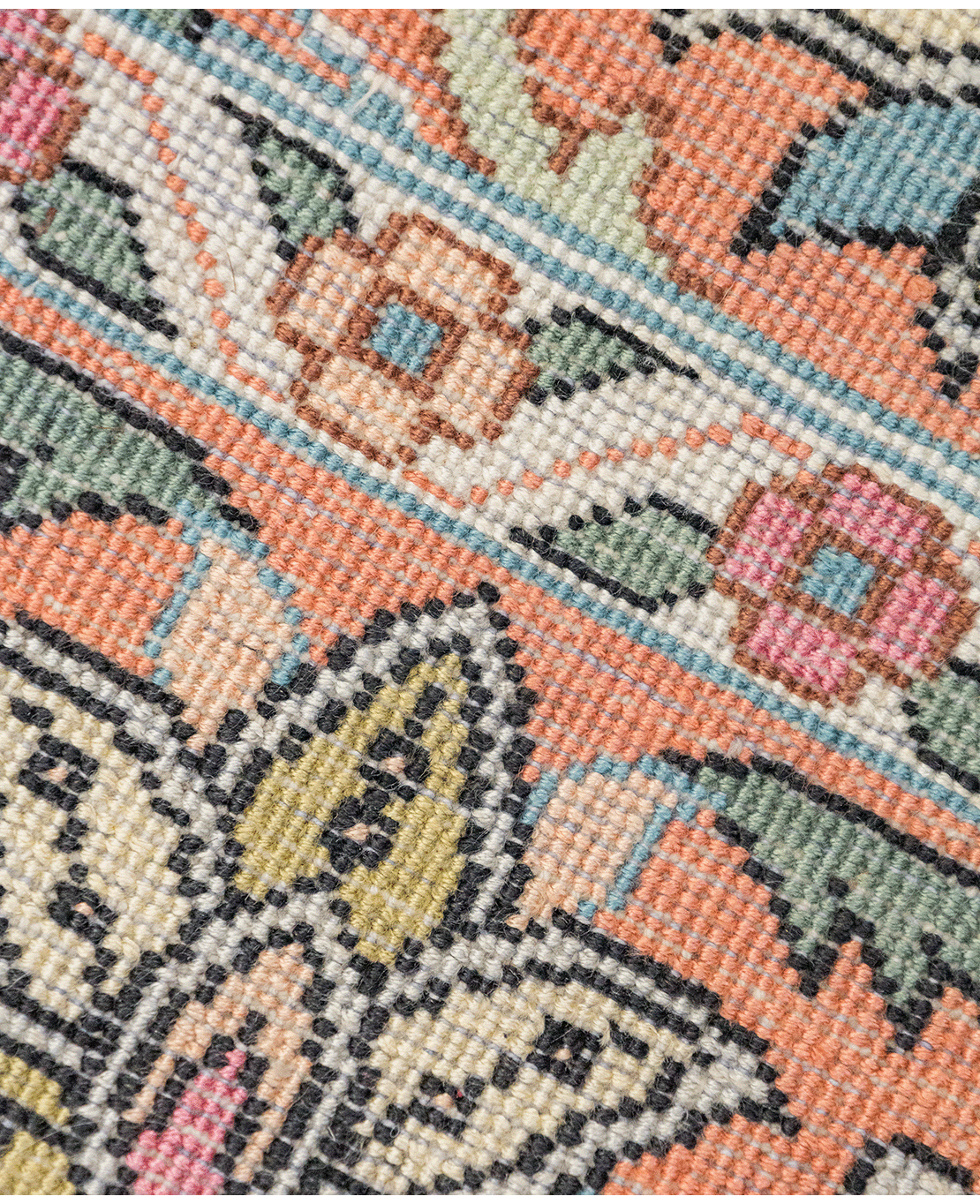 Kashmiri handmade silk rug - Image 6