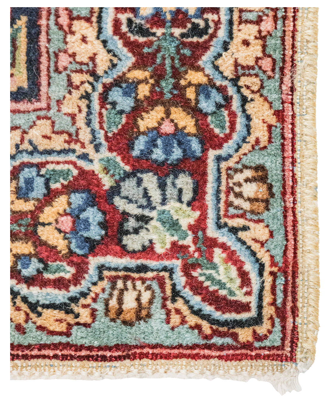 Iranian Kerman handmade wool rug - Image 3