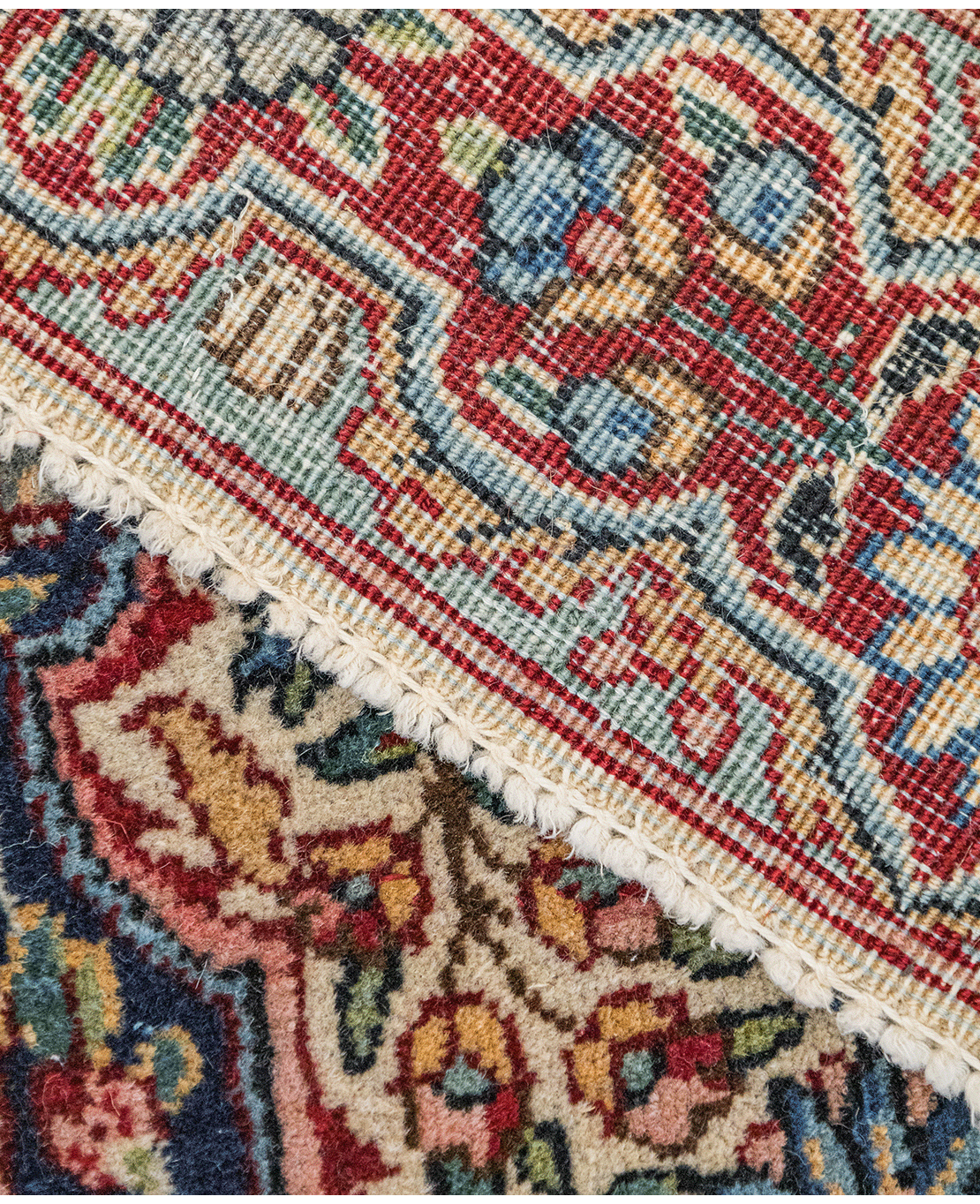 Iranian Kerman handmade wool rug - Image 4