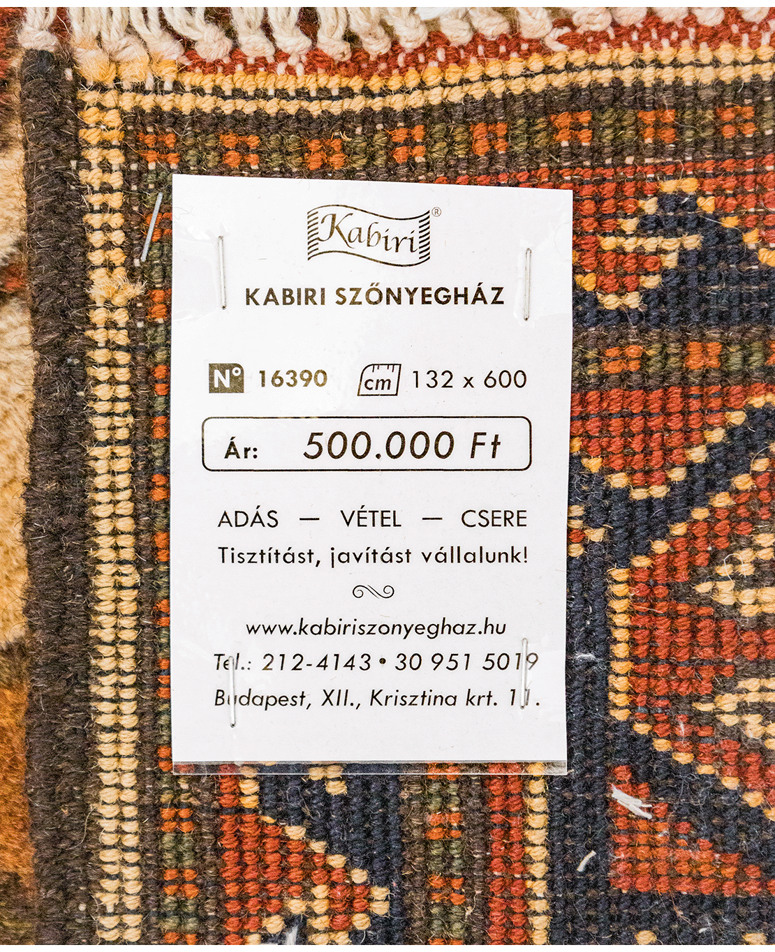 Kargai hand-made wool rug - Image 6