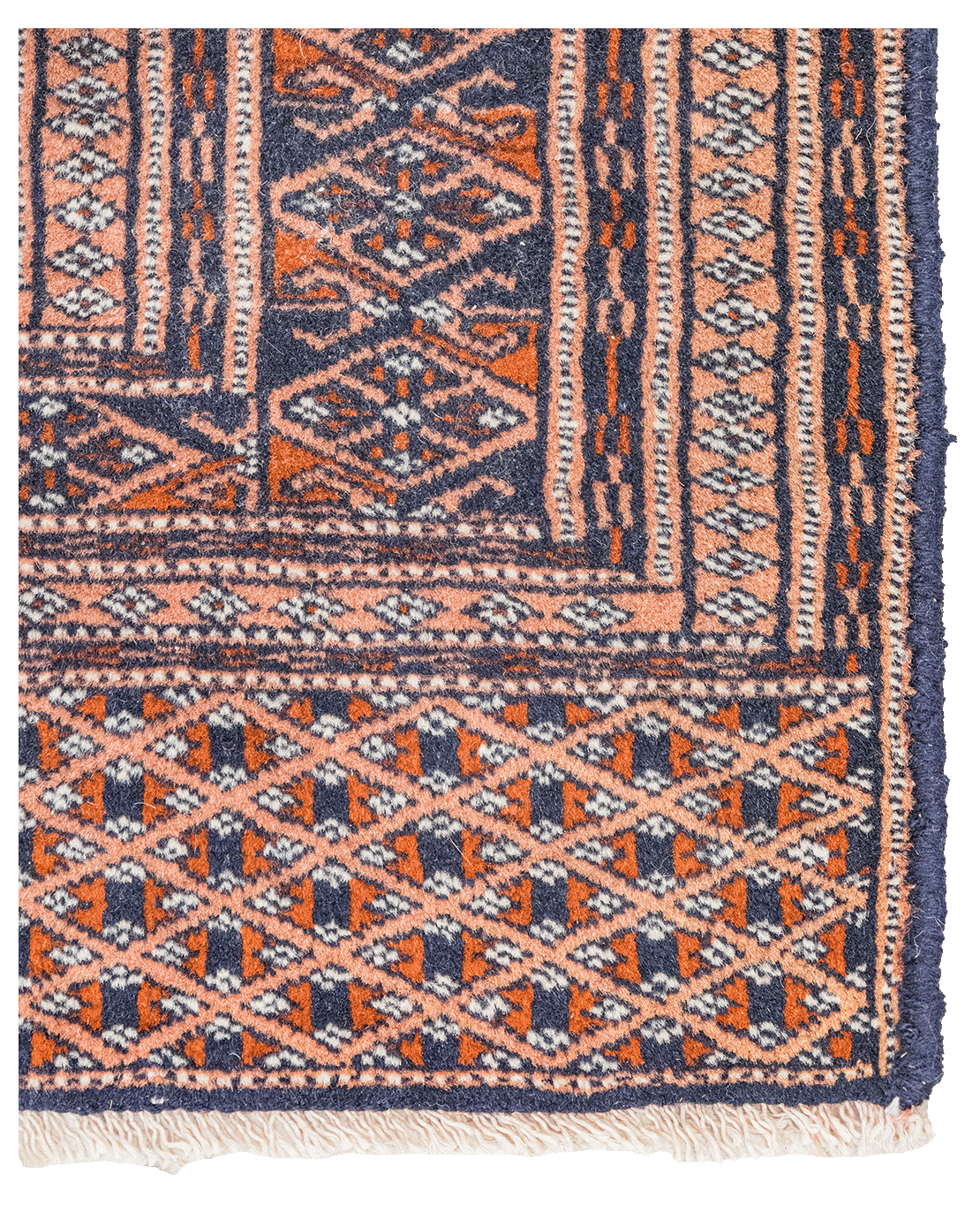 Pakistani Yomud handmade wool rug - Image 3