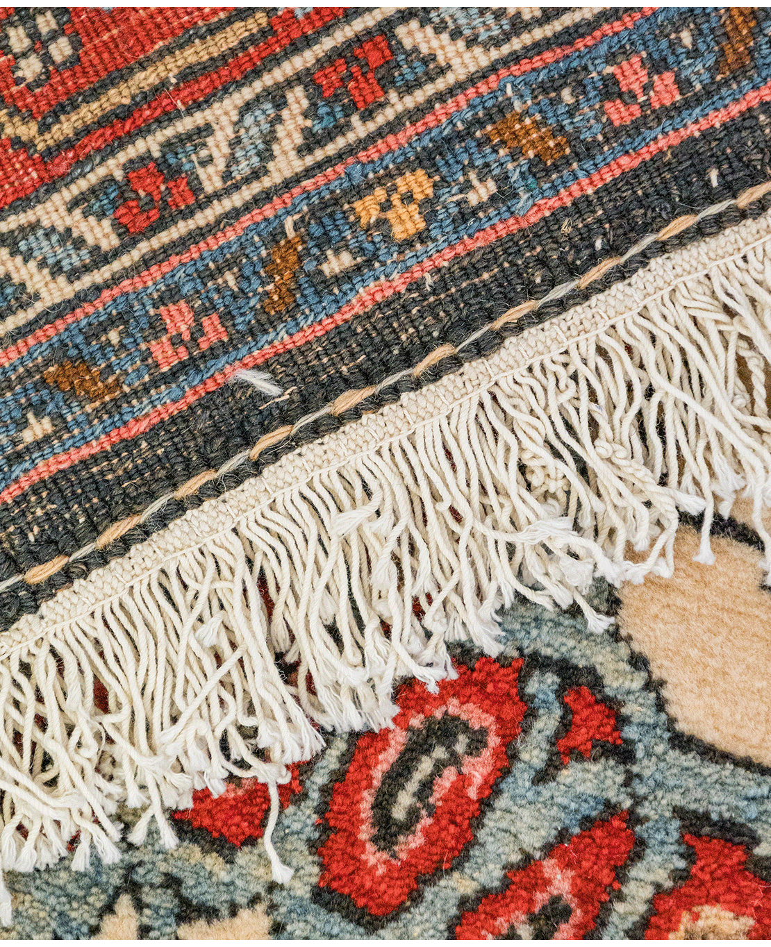 Iranian Zanjan handmade wool rug - Image 5