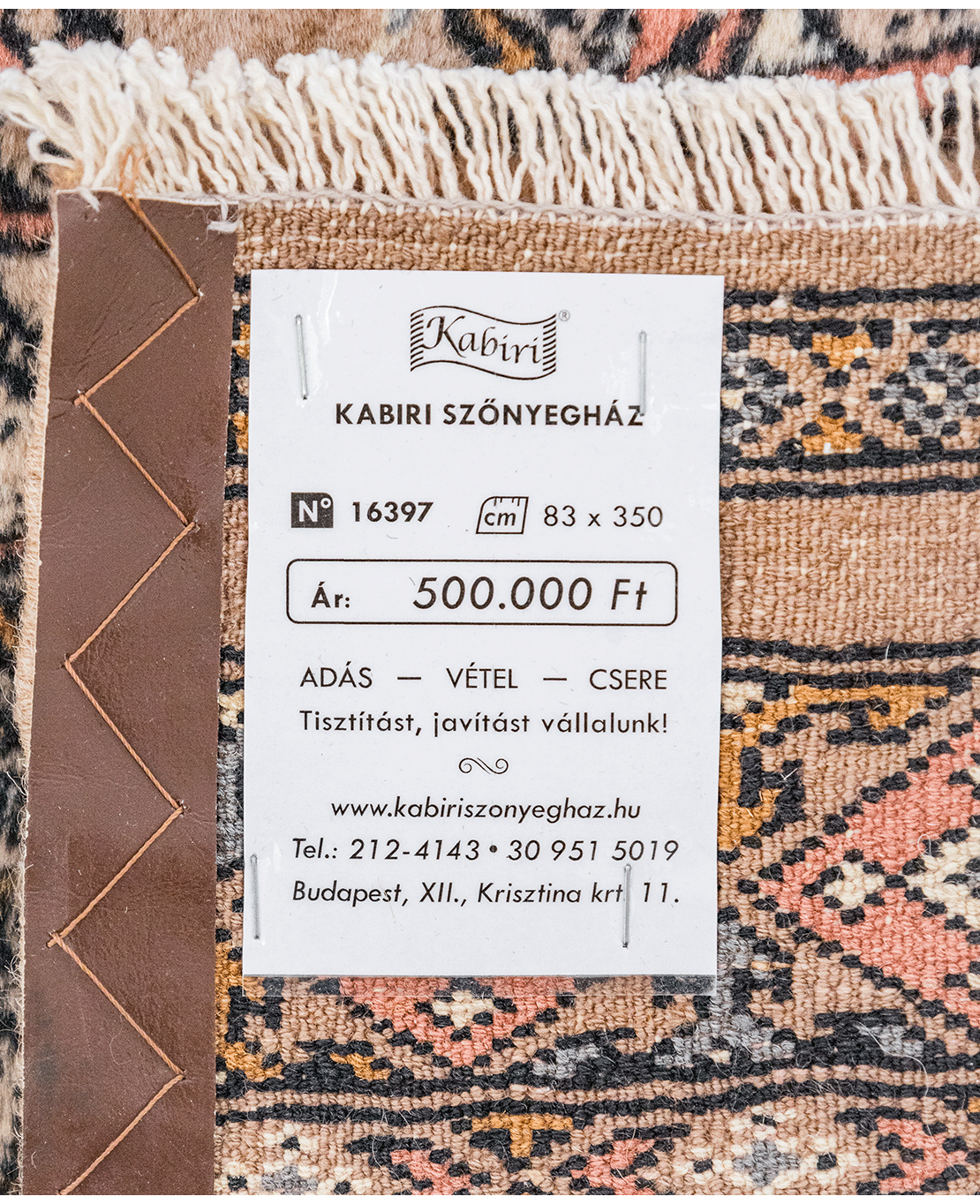Pakistani Yomud handmade wool rug - Image 5