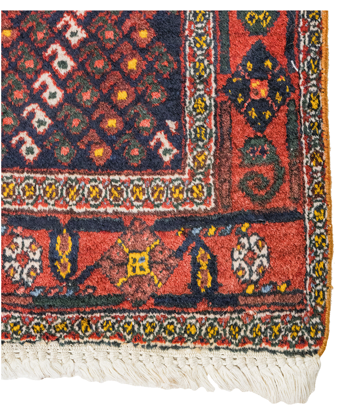 Iranian mahi-pattern handmade wool rug - Image 3