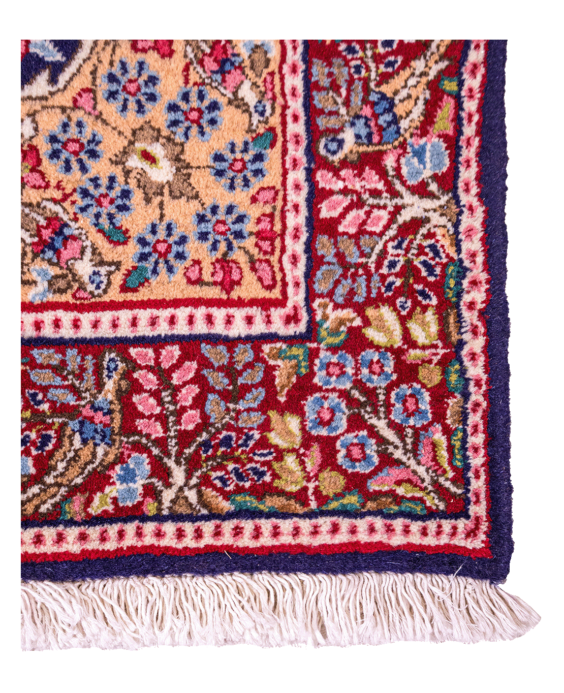 Iranian Kerman handmade wool rug - Image 2