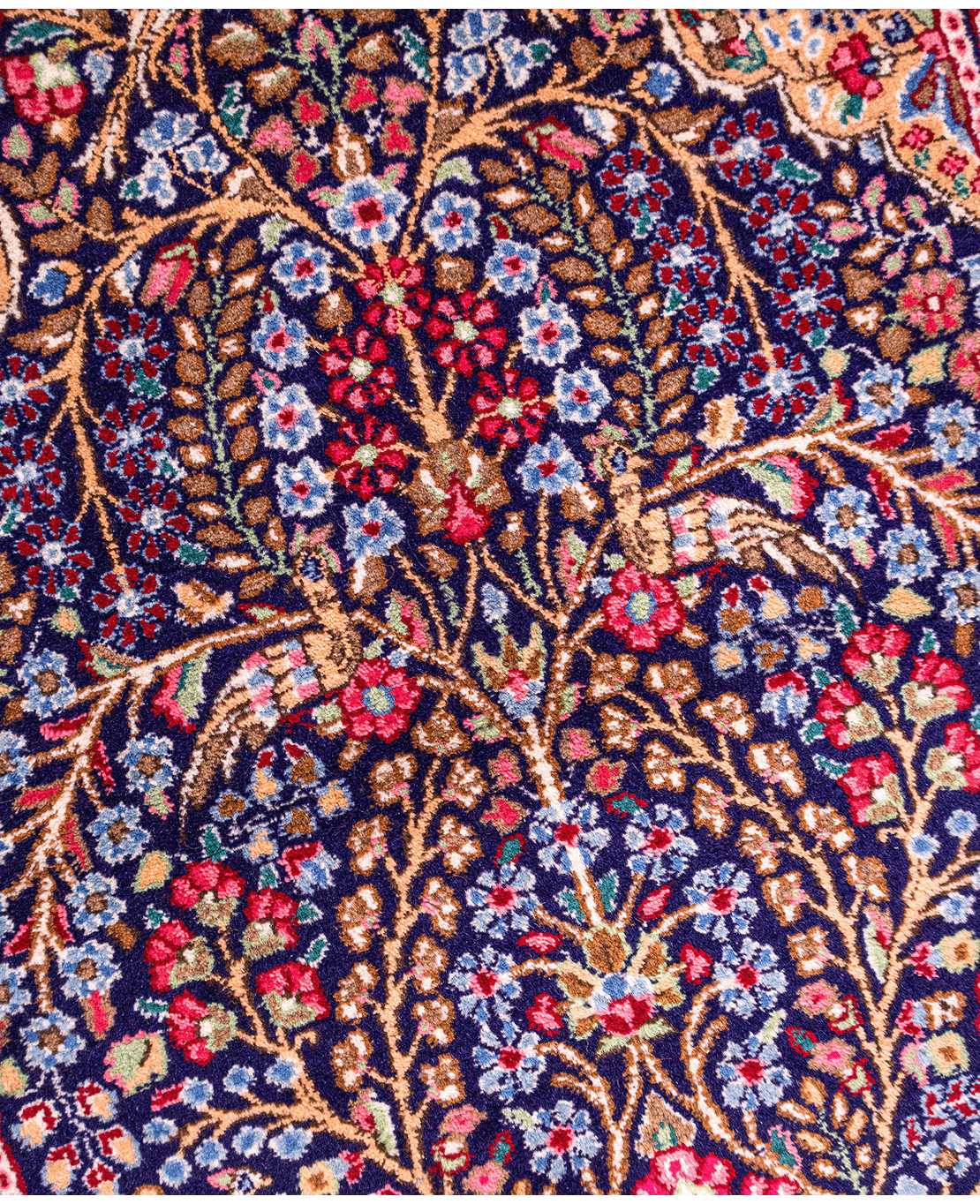 Iranian Kerman handmade wool rug - Image 3