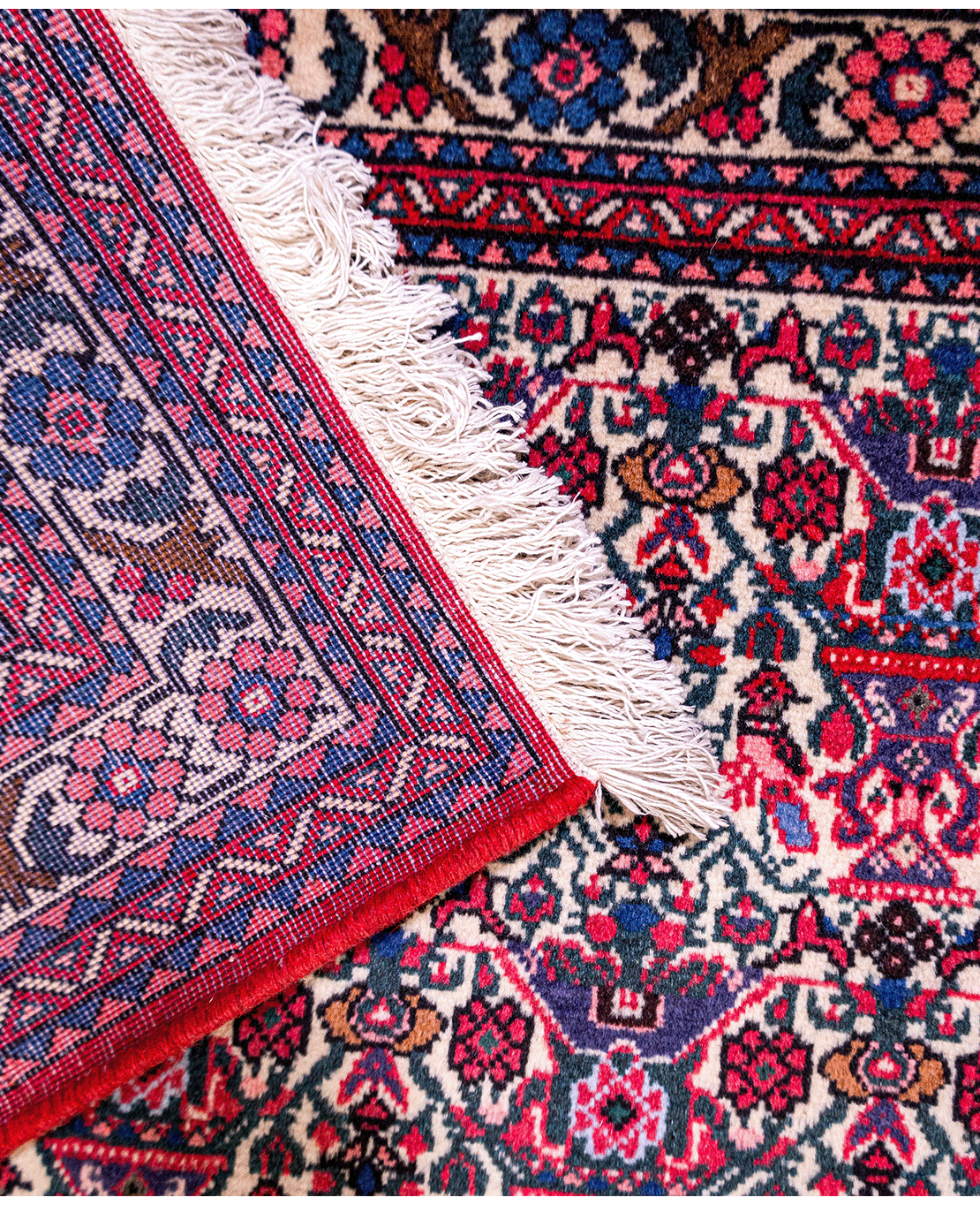 Iranian Bijar Tagab handmade wool rug - Image 4