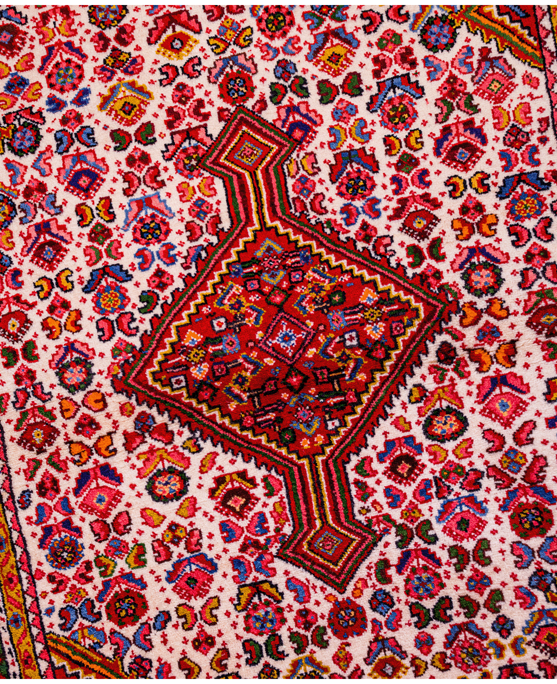 Iranian Kashkai hand-knotted wool rug - Image 3