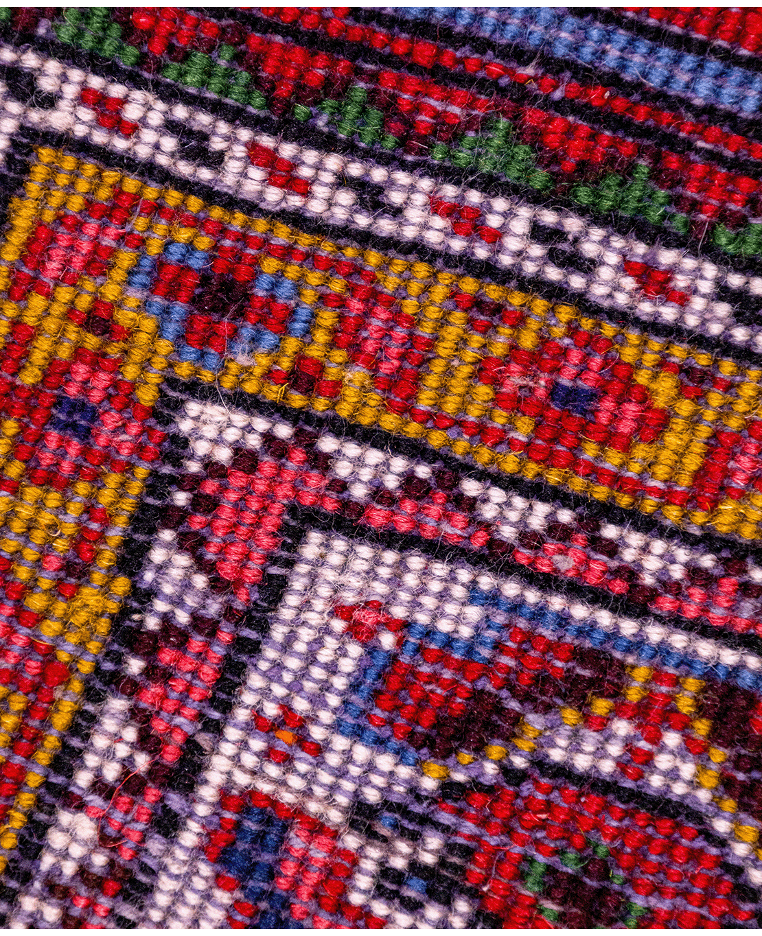 Iranian Kashkai hand-knotted wool rug - Image 5