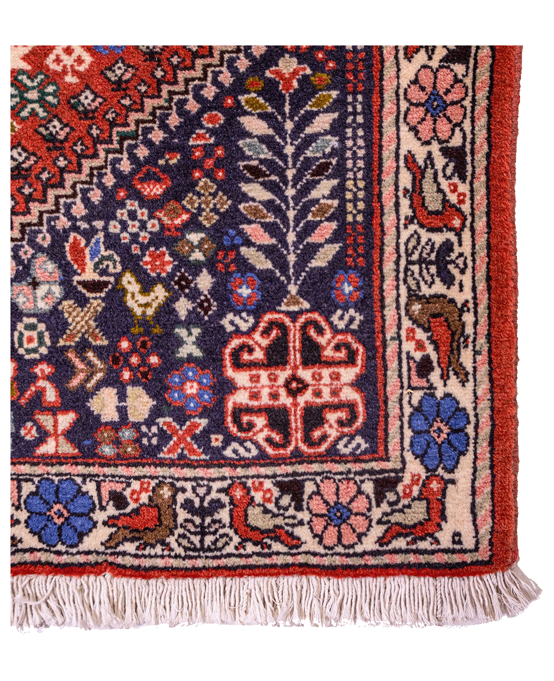 Iranian Abadeh handmade wool rug - Image 2